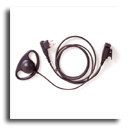 D type earpiece and microphone for lrs uk radios