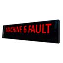 vuetext machine fault display screen